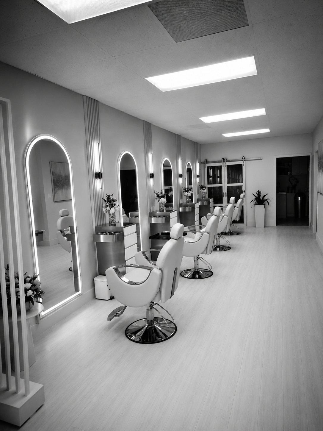 OC Hair Studio beauty salon interior in Brea, California